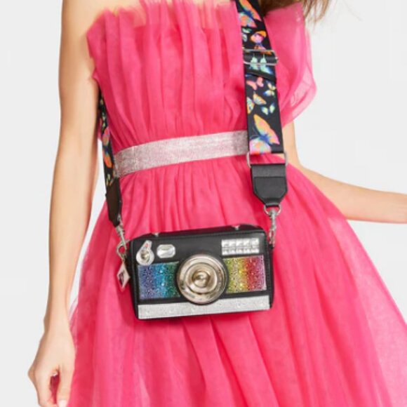 Betsey Johnson Camera Purse Crossbody -Truly Gorgeous